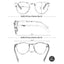 Gafas de lectura ligeras con patrón de leopardo BARCUR