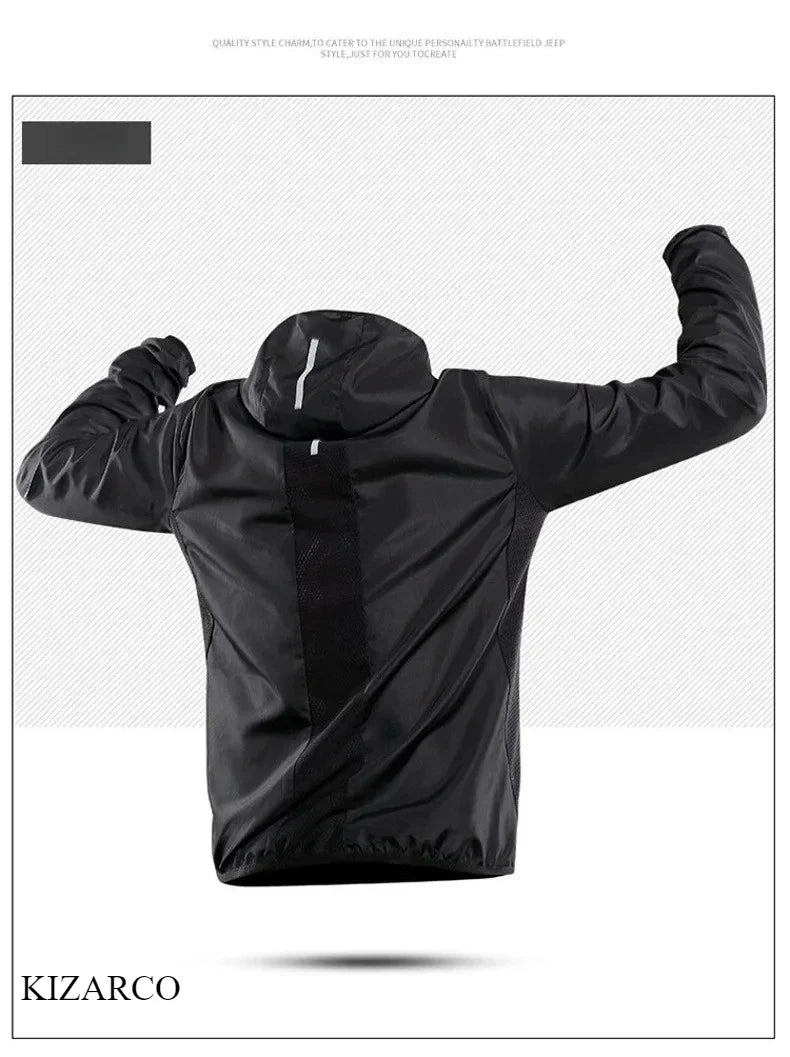 Veste de course à capuche premium