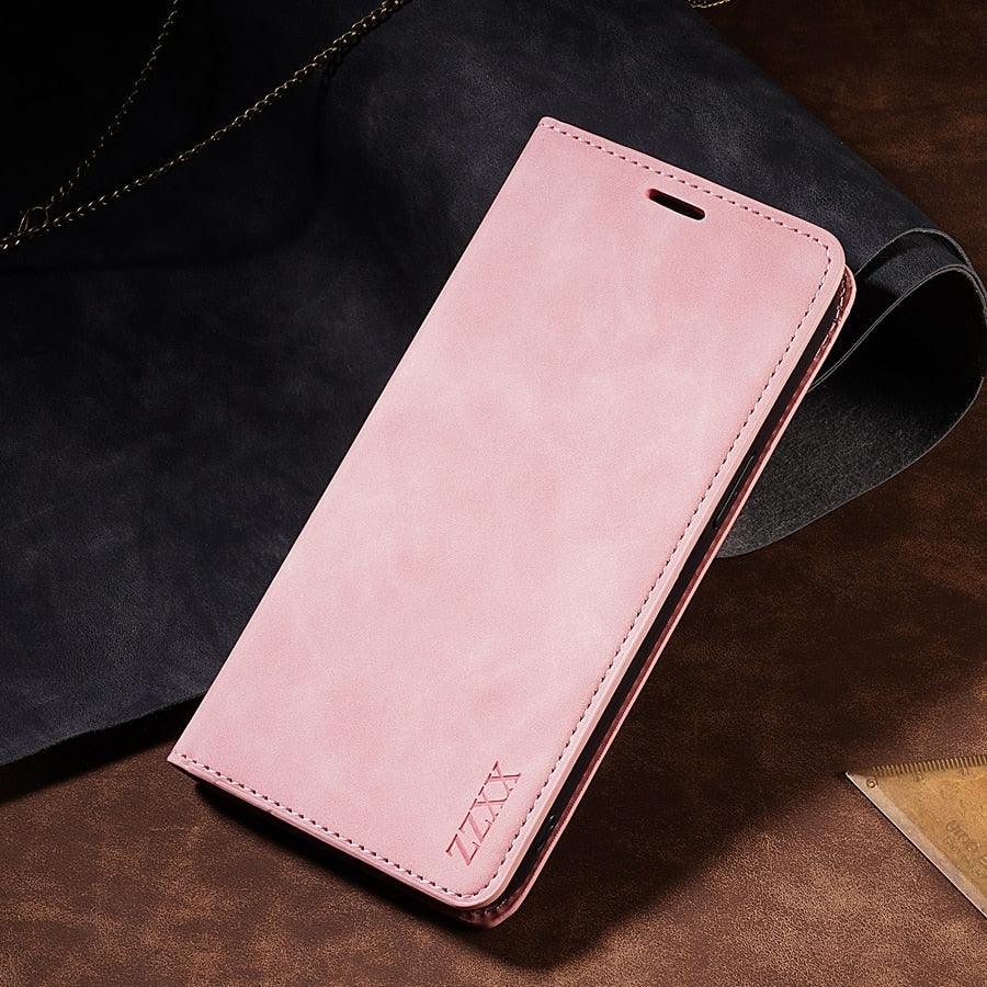 Étui portefeuille à rabat magnétique premium pour iPhone 14 Pro Max