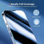 Protecteur d'écran en verre trempé 3D 2PCS pour modèles d'iPhone