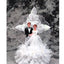 Copa de Pastel Sea Of Love D910, 9 1/2" de Alto