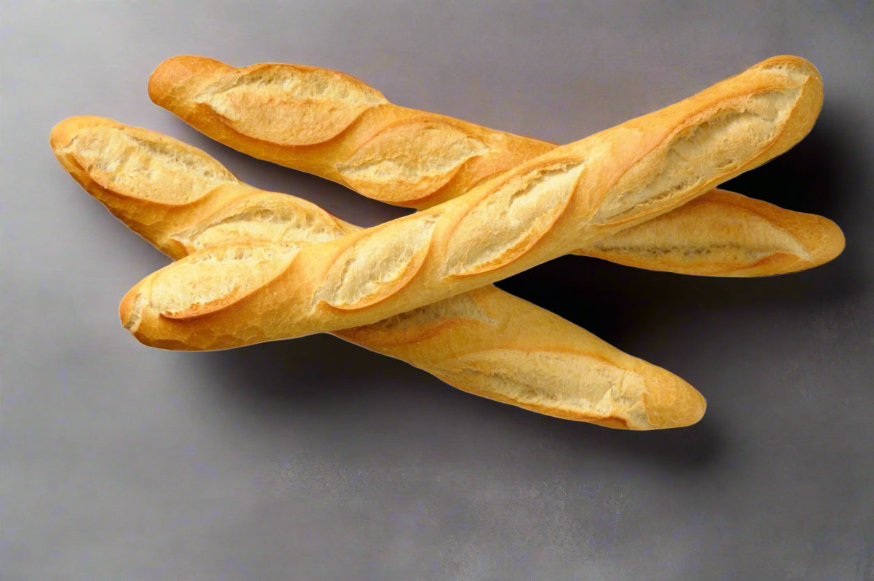 Moule à baguette en aluminium émaillé de qualité supérieure - Options de 4, 5 ou 6 pains