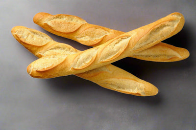 Premium Glazed Aluminum Baguette Pan - 4, 5, or 6 Loaf Options