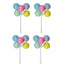 Grandes grappes de ballons pastel - 4, 12 ou 36 unités