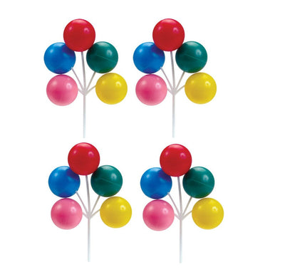 Large Balloon Clusters in Vibrant Primary Colors