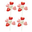 Ballons en forme de cœur - Rose, Blanc, Rouge - Paquet de 4, 12 ou 36