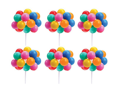 Medium Primary Balloon Clusters - 7" Long