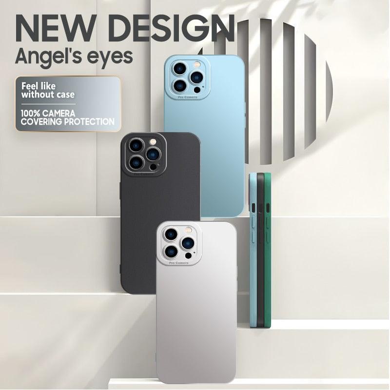 Cubierta de cámara de vidrio templado 9H para iPhone - Protección premium