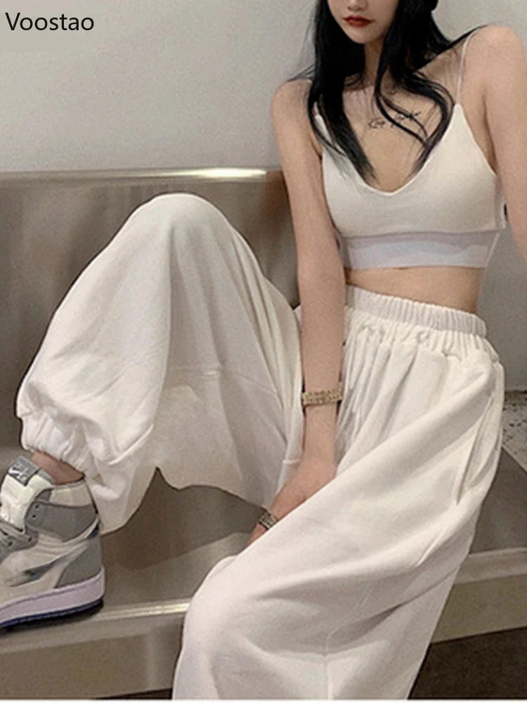 Joggers Blancos Elegantes para Mujeres