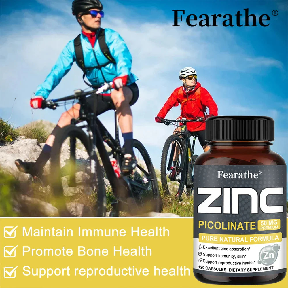 ZincMax 50: Suplemento de Zinc Premium para el Soporte Inmunológico