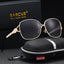 Lunettes de soleil surdimensionnées polarisées pour femmes BARCUR - Monture noire chic