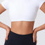 Crop Tops de Yoga Premium de Secado Rápido para Ropa Deportiva
