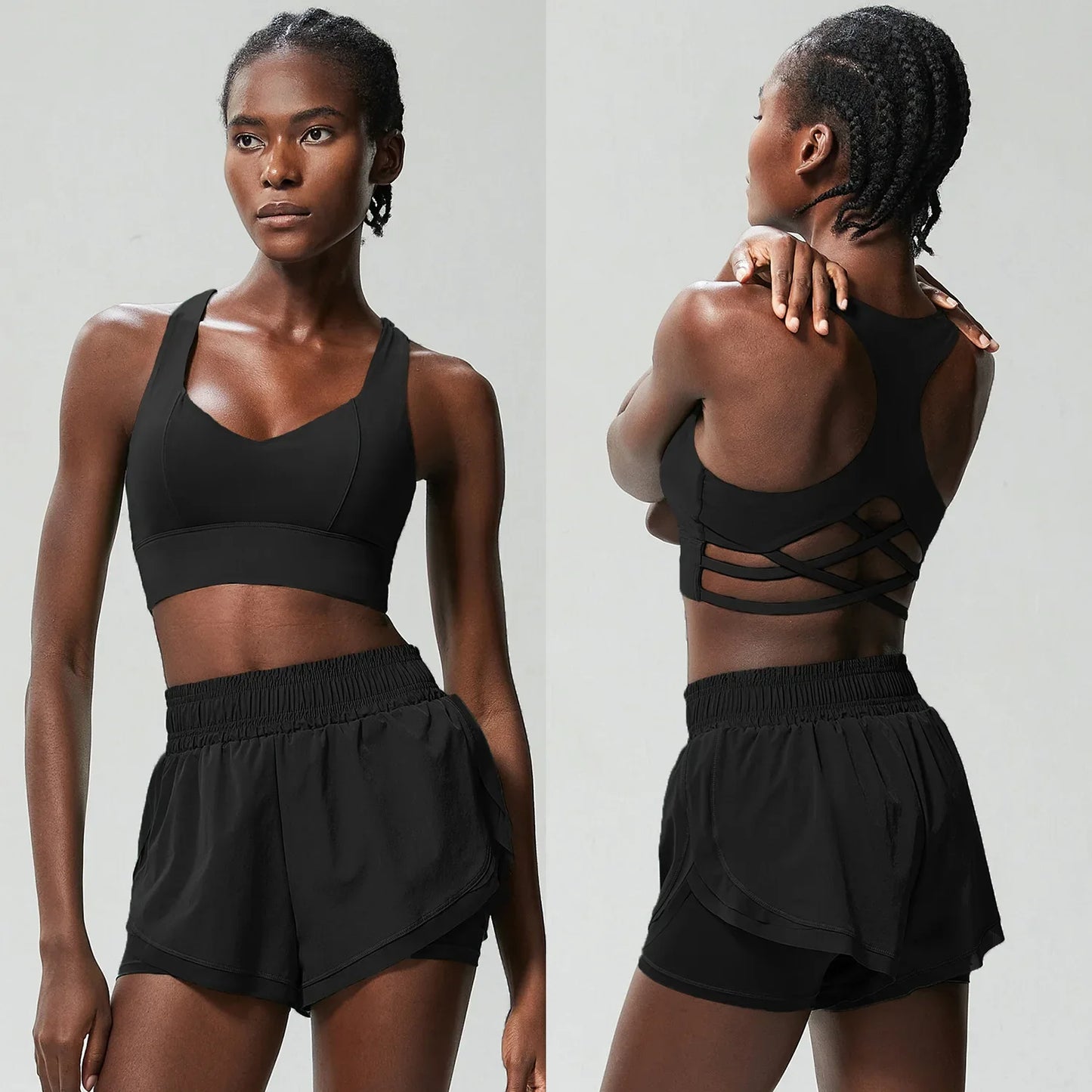 Ensemble de Course Premium pour Femmes - Ensemble de Vêtements Actifs en Deux Pièces