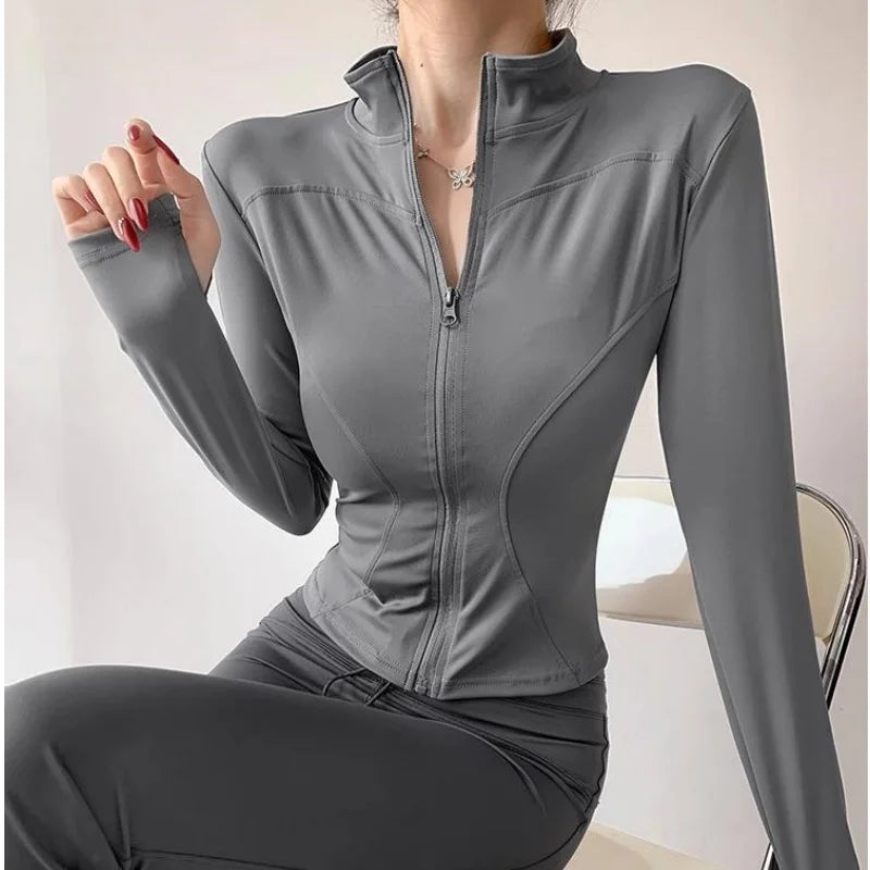Veste de yoga à manches longues ActiveFlex pour femmes