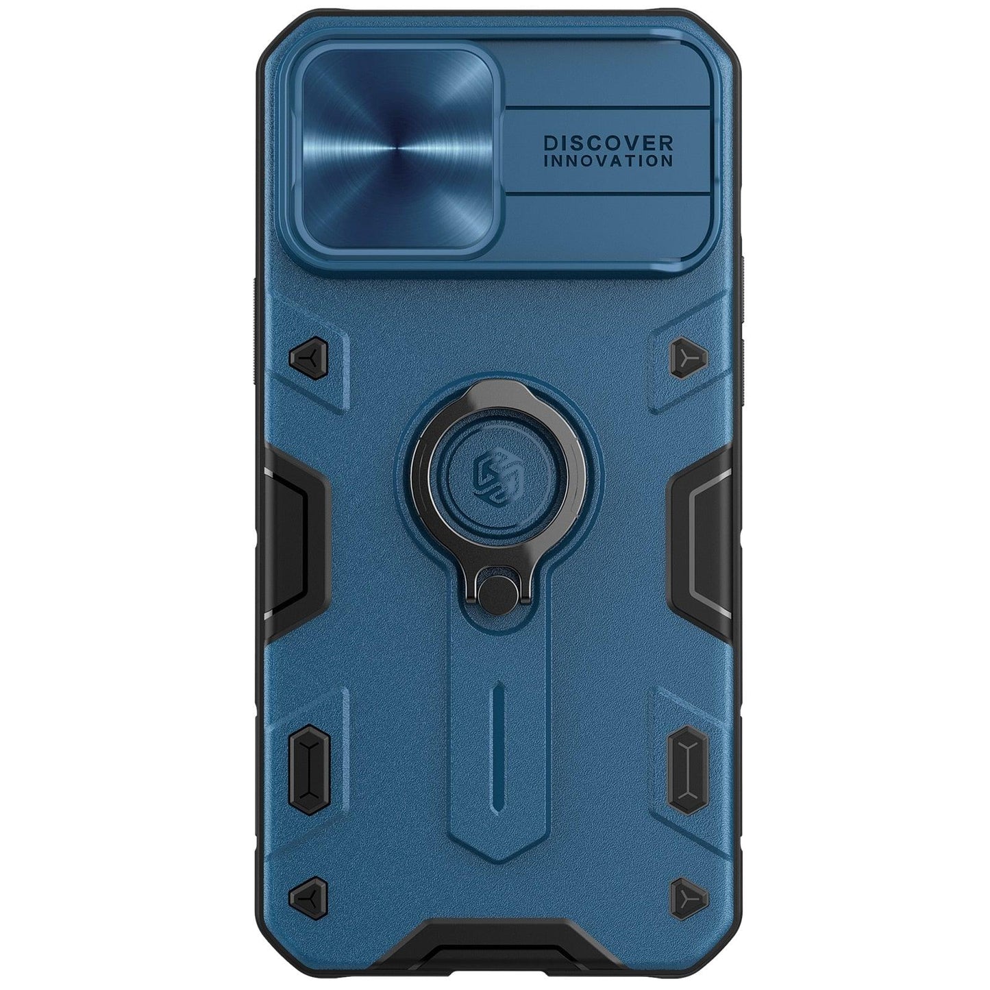 Funda Premium de Alta Resistencia para iPhone 13 con Cubierta Deslizante para Cámara