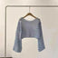 Boho Crochet Knit Crop Top for Summer Beach