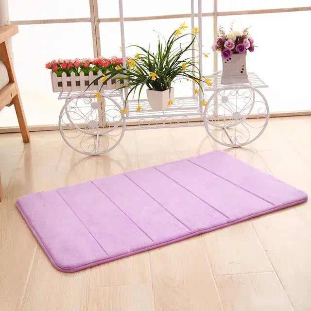 Tapis de bain en mousse à mémoire super absorbante