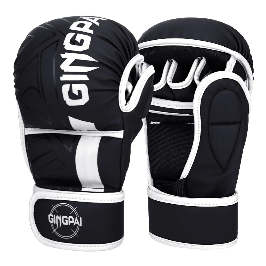 Premium Half Finger MMA Boxing Training Gloves