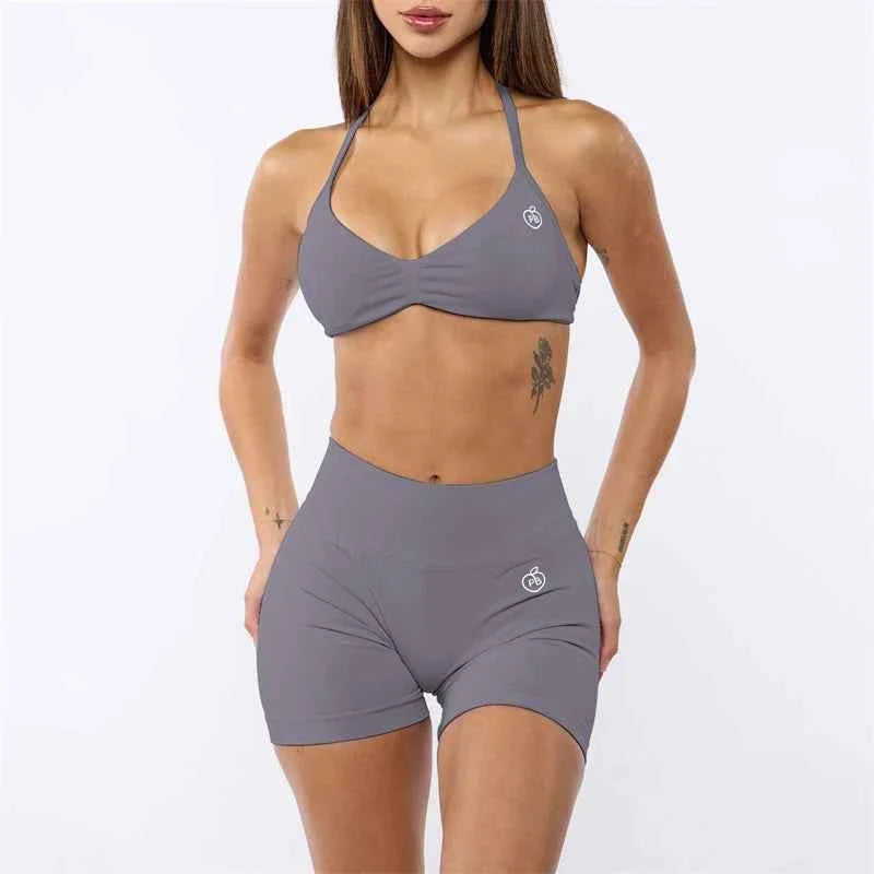 Conjunto de Sujetador Bum Impact y Pantalones Cortos Moldeadores