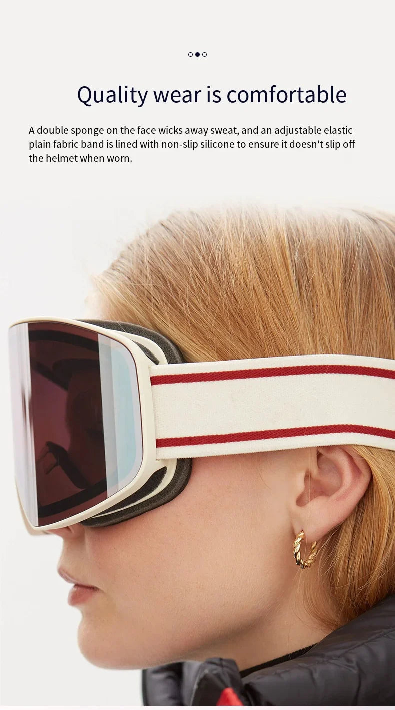 Lunettes de ski et de snowboard premium avec protection UV 400