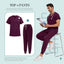Unisex Nurse Scrubs Suit - Top & Pants