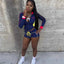 Weird Puss Patchwork Tracksuit 2-Piece Set