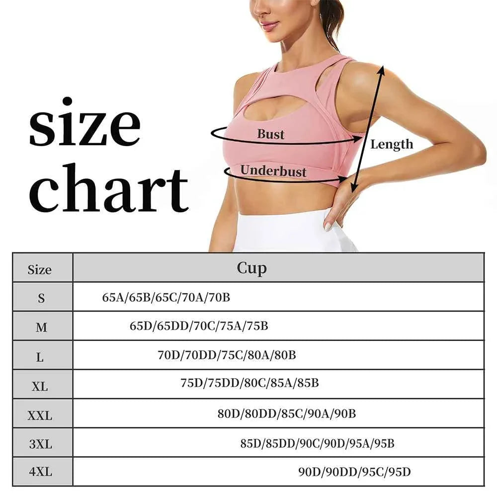 Premium Push Up Sports Bra with Removable Cups
