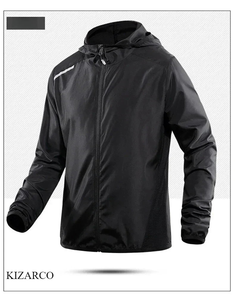 Veste de course à capuche premium