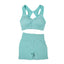 Conjunto de Cortos de Fitness para Mujeres Yoga