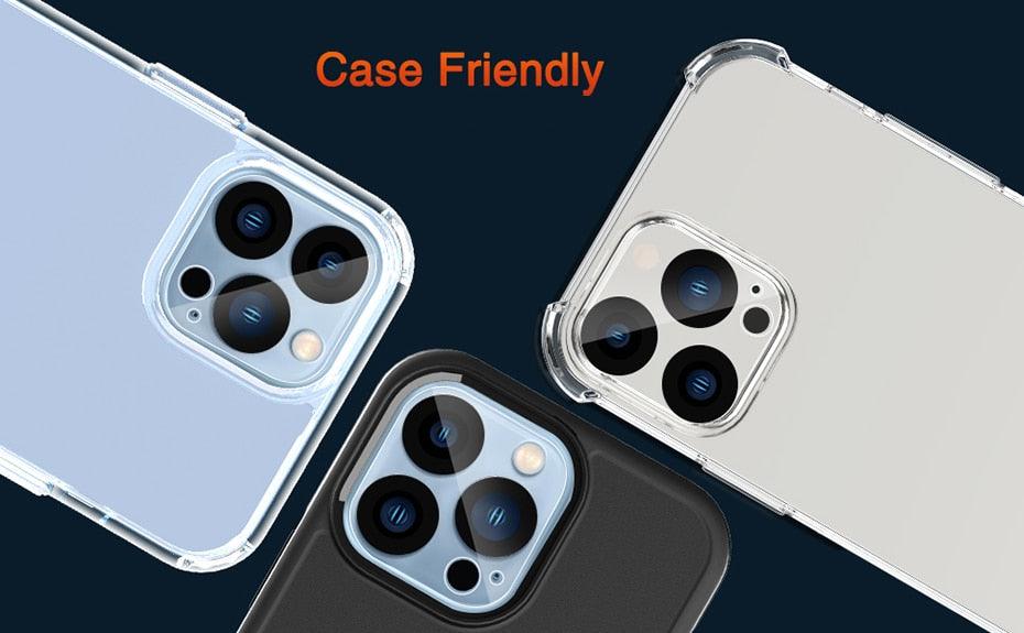 Protecteur d'objectif en verre trempé 3PCS pour iPhone