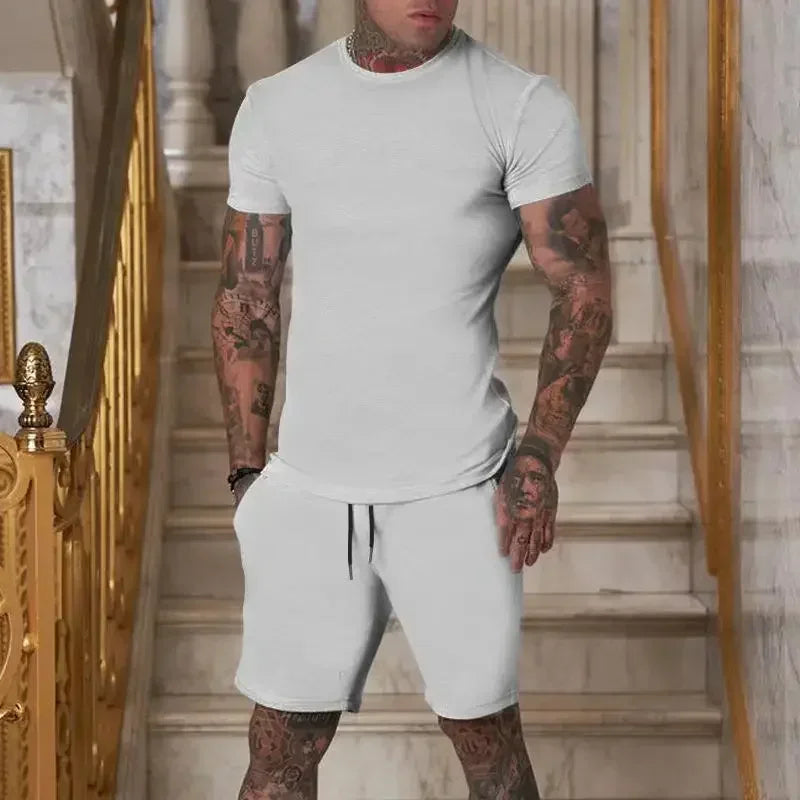 Conjunto de Ropa Deportiva Transpirable para Hombre en Verano