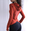 BreatheFit Sudadera de Yoga de Manga Larga para Mujer