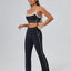 FlareLift Yoga Set: High-Waist Pants & Backless Bra