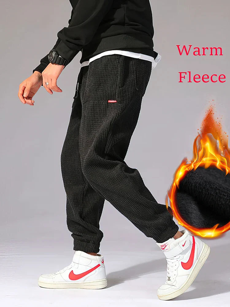 Joggers de Corduroy Térmicos CozyRide - Ajuste Deportivo para Hombre