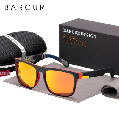 BARCUR Men's Polarized Driving Sunglasses with UV400 Protection