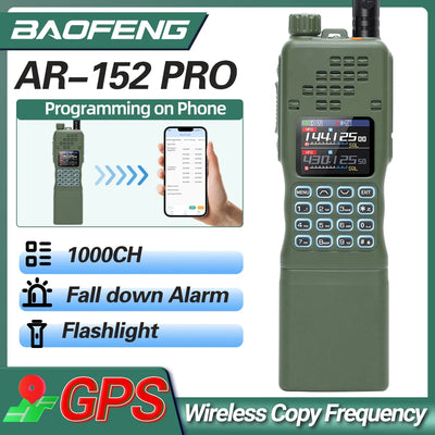 BAOFENG AR-152 PRO 10W GPS Bluetooth Two-Way Radio