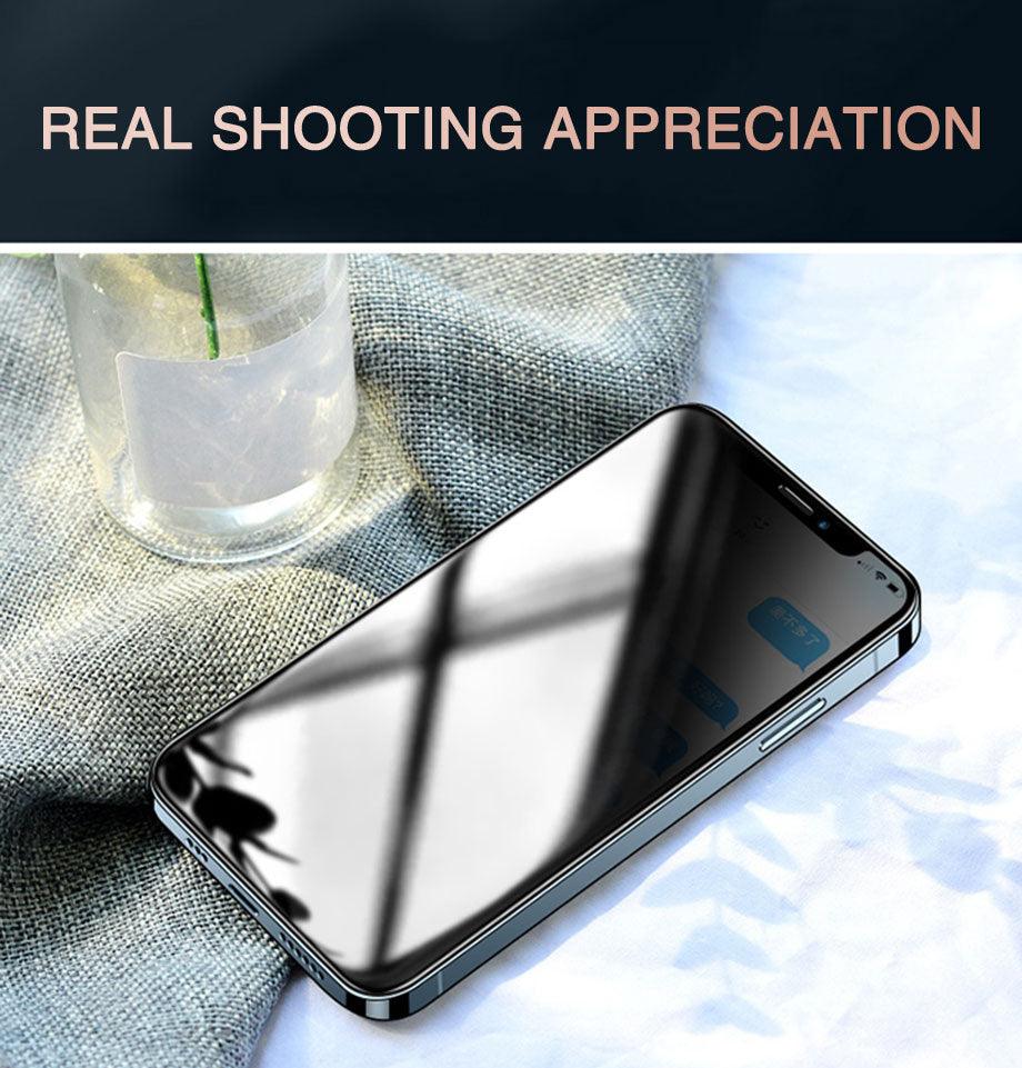 Protector de Pantalla Privado de Vidrio Templado Antirreflejo 200D para iPhone
