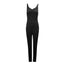 Elegant Black Backless Sling Jumpsuit for Women