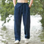 Pantalons décontractés en lin et coton pour hommes