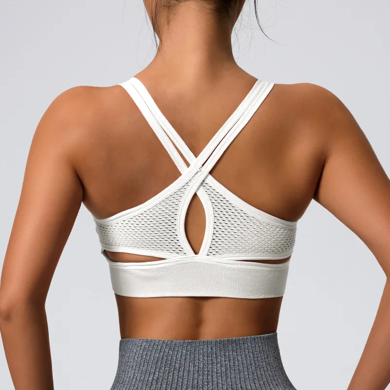 Premium Push-Up Yoga Sports Bra & Gym Crop Top