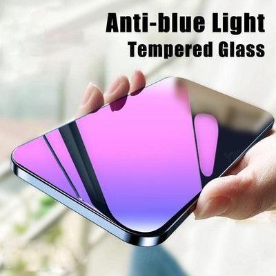 2-Pack Anti Blue Ray Tempered Glass Screen Protectors for iPhone