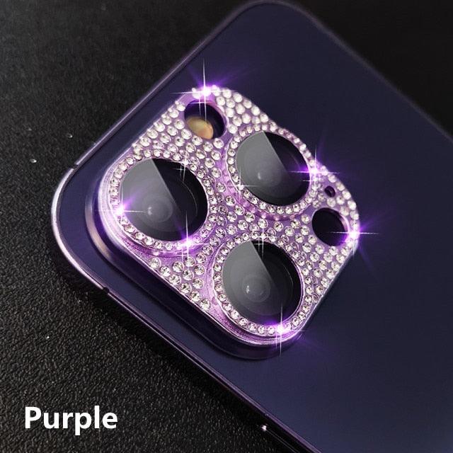Premium Shiny Camera Lens Protector for iPhone 11 to 14 Pro