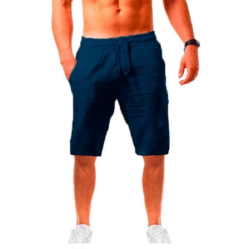 BreezeFit Pantalones Cortos de Lino para Hombre: Frescos, Elegantes, Versátiles