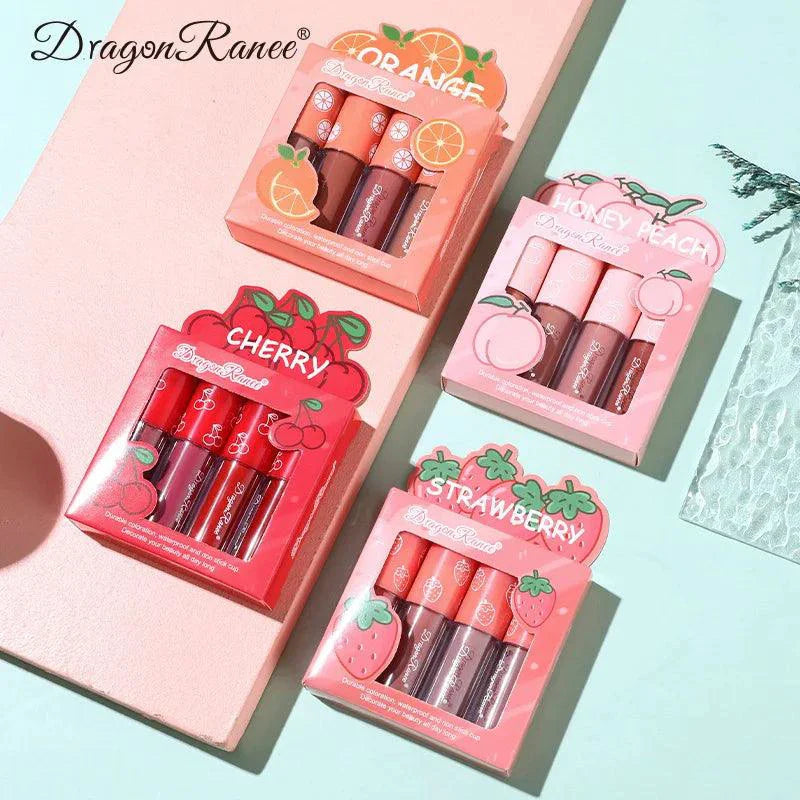 Mini Velvet Matte Lip Gloss Set - 4 Piece Collection