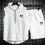 Conjunto de chándal con capucha casual para hombres de verano