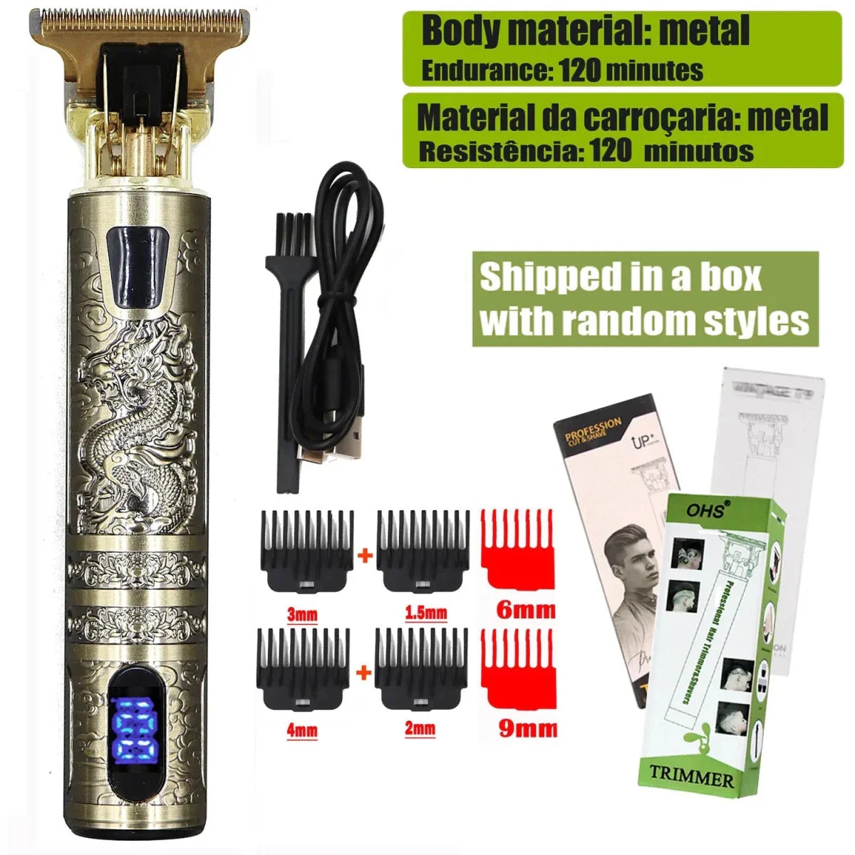 T9 Precision Hair Clipper for Effortless Grooming