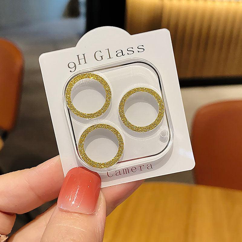 Glitter Full Cover Camera Lens Protector for iPhone