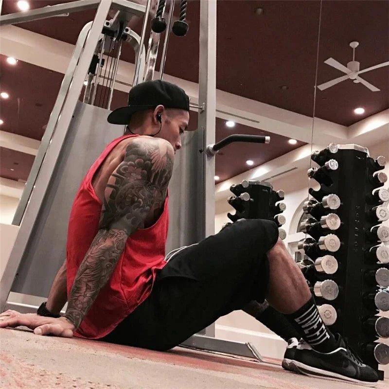 MuscleFlex Stringer Vest: Stylish Activewear Tank