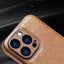 Coque de téléphone en cuir PU de luxe pour modèles d'iPhone
