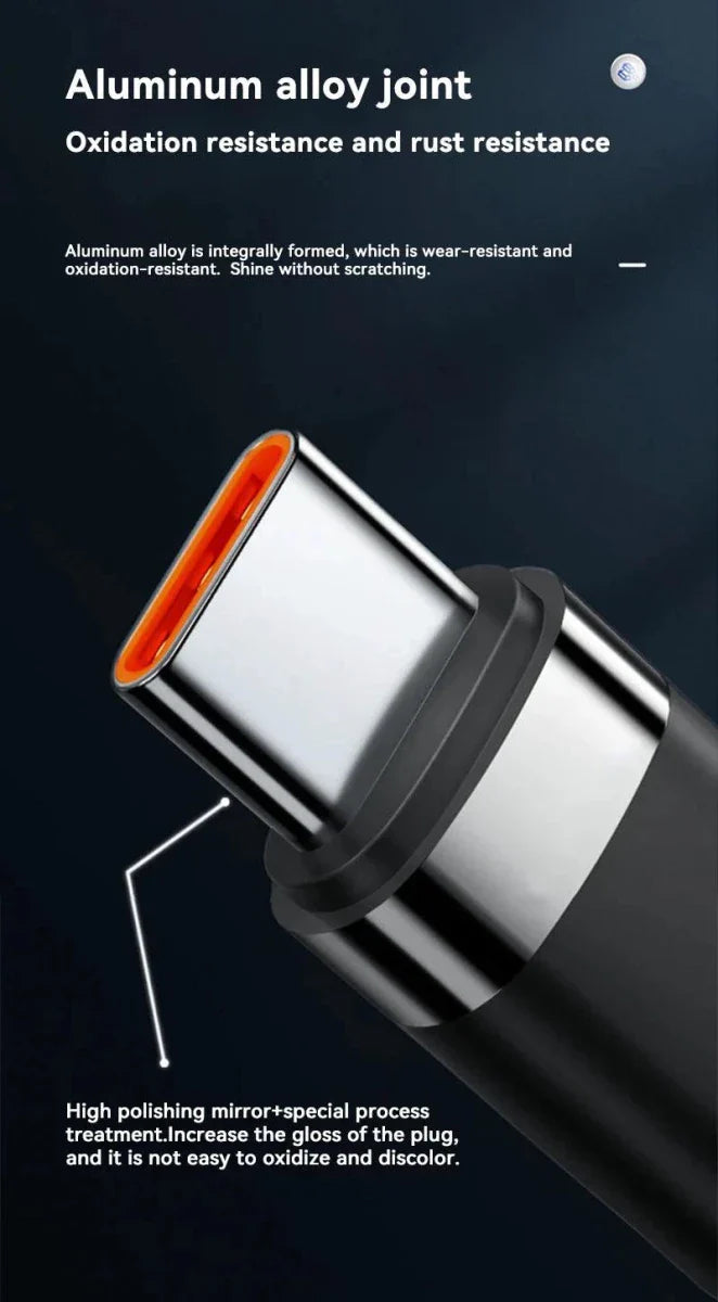 Cargador Rápido Xiaomi 120W con Cable USB Tipo-C